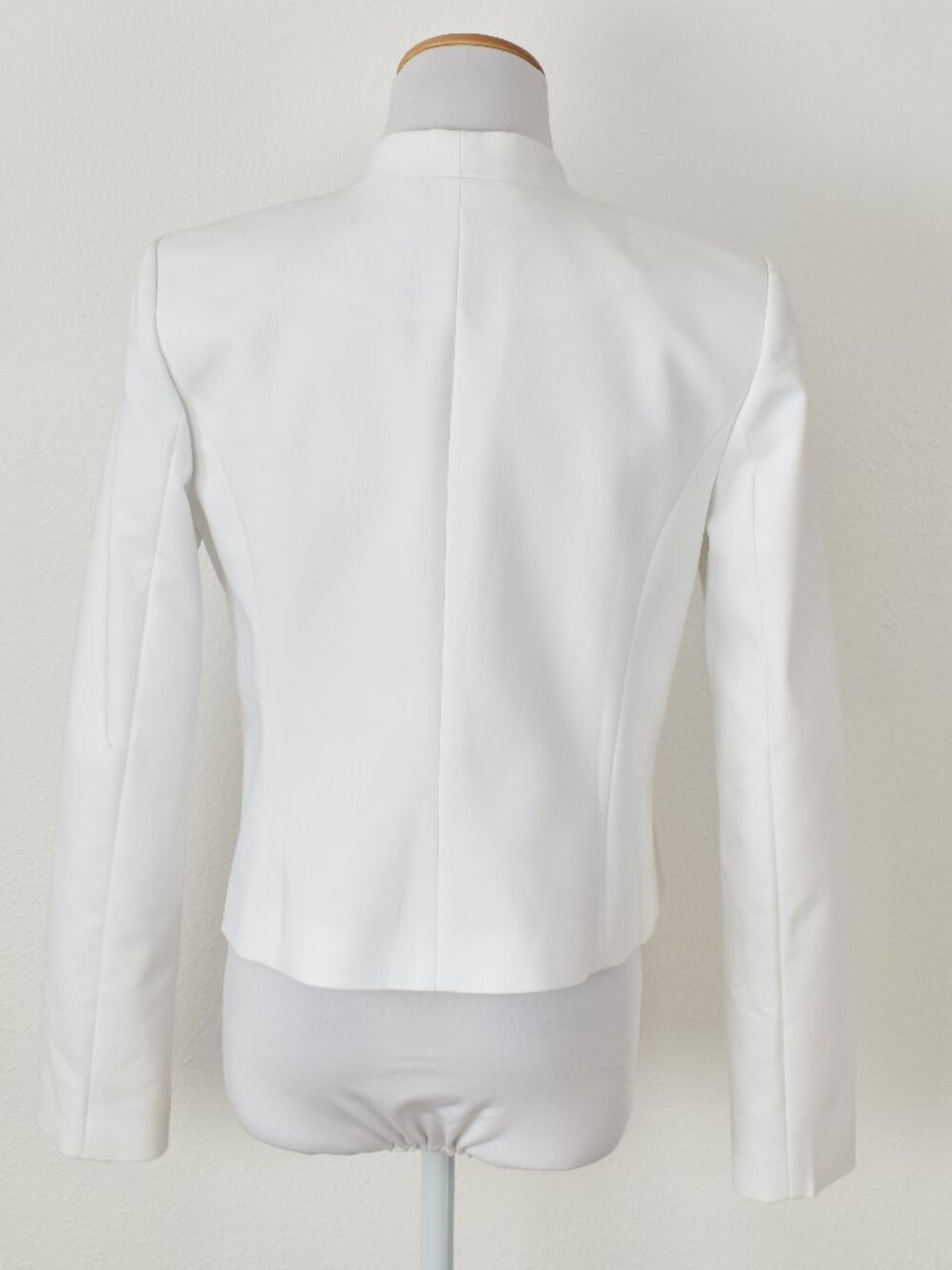 Calvin Klein Open Front Blazer Jacket White - 8 - Picture 5 of 8